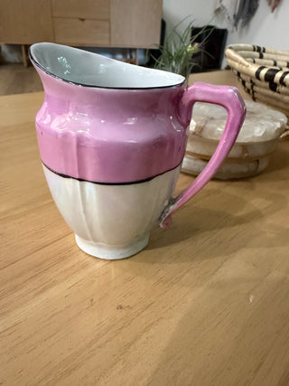 Vintage 1920s EPIAG Czechoslovakian Lusterware Small  Creamer Pitcher