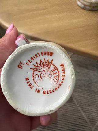 Vintage 1920s EPIAG Czechoslovakian Lusterware Small  Creamer Pitcher