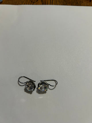 Silpata Sterling Silver Cubic Zirconia Earrings