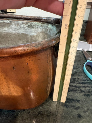 Rare 28" French Copper Fish Poacher (Poissonnière)