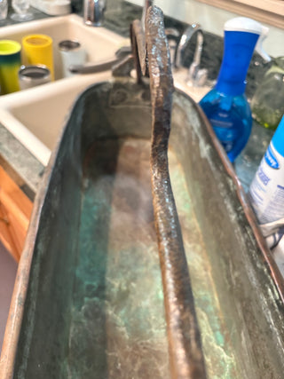 Rare 28" French Copper Fish Poacher (Poissonnière)