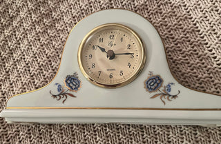 ELGIN PORCELAIN MANTEL CLOCK