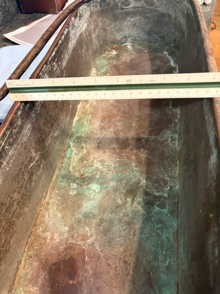 Rare 28" French Copper Fish Poacher (Poissonnière)