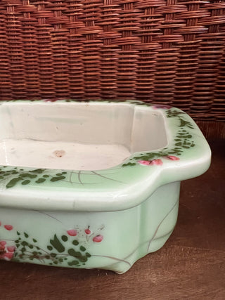 Chinese celadon footed planter