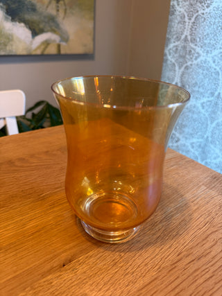 Amber Glass Vase