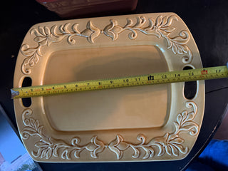 Ceramic Serving Tray (yellow)