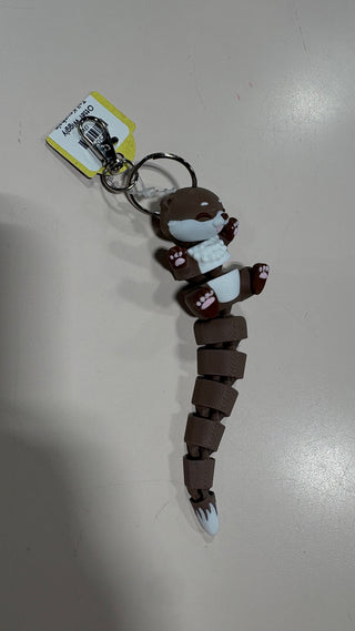 Otter Wiggly Tail Keychain