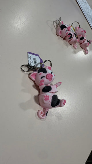 Piglet Wiggly Tail Keychain