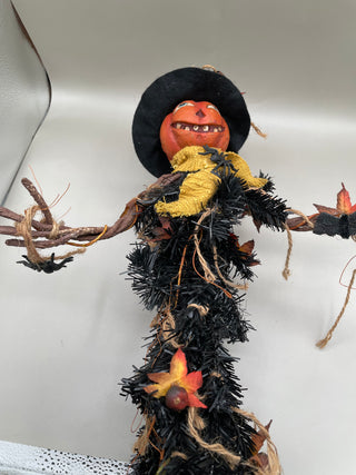 VNTG Folk Art Pumpkin Man