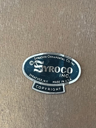 VINTAGE ORNATE "SYROCO" GOLD MIRROR USA