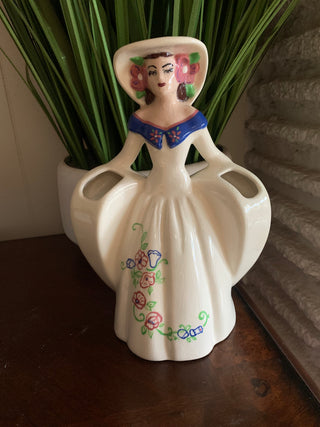 1940’s  Weil Ware lady planter