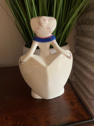 1940’s  Weil Ware lady planter