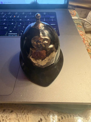 bell british helmet Vintage Bobby HUNTER & HUNTRESS STAR CLASSIC VINTAGE WHITE MED(58 Vintage Brass Miniature Helmet Bell