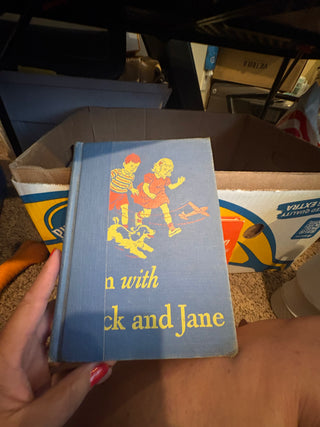 Vtg. 1946-47 "Fun with Dick & Jane" hardcover school reader book