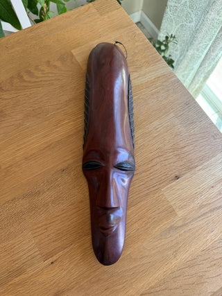 Hand Carved Wooden Mask Africa 1