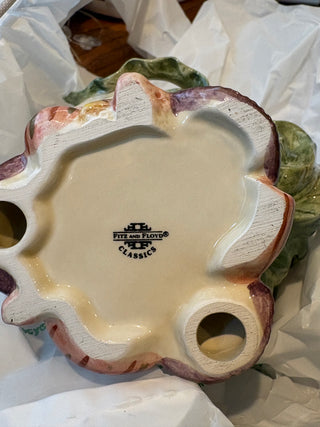 Fitx & Floyd "Oceana" Vase, (disct'd pattern)  6"