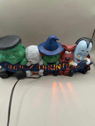 1980's Happy Haunting Monsters LIGHTS UP
