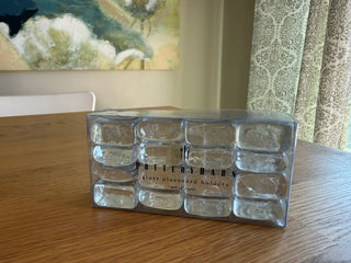 Pottery Barn glass placecard holders
