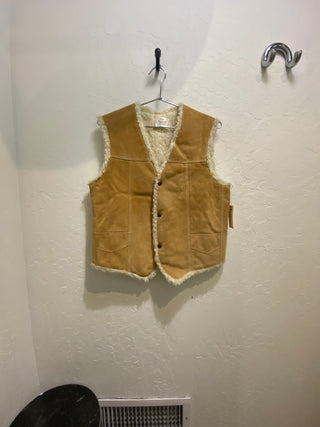 vtg suede vest