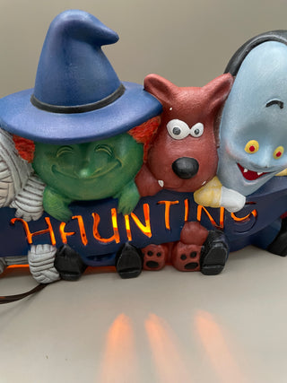 1980's Happy Haunting Monsters LIGHTS UP
