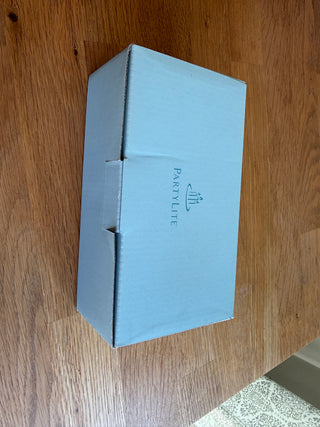 PartyLite frosted candle holder