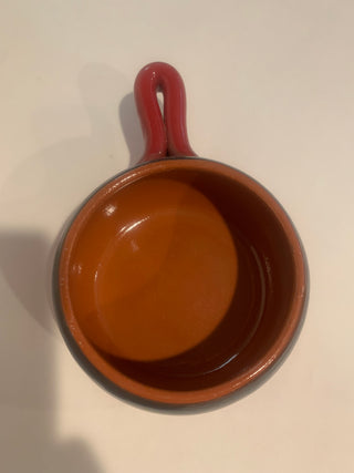 Vntg De Sylva Italian red soul bowls set/2