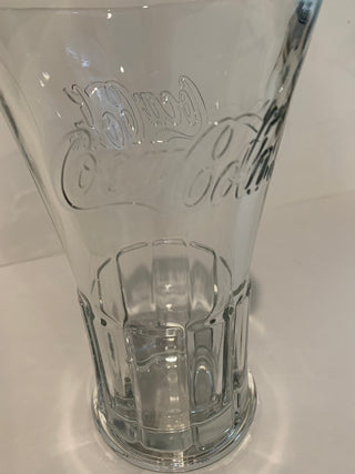 Vntg Coca Cola 26oz heavy glass (each)