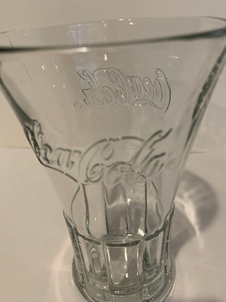 Vntg Coca Cola 26oz heavy glass (each)