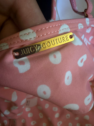 Juicy Couture 2 piece bikini swim suit Top L and bottom XL