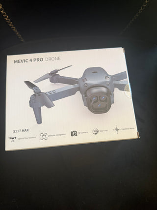 Melvic 4 Pro Drone with Controller Black NIB