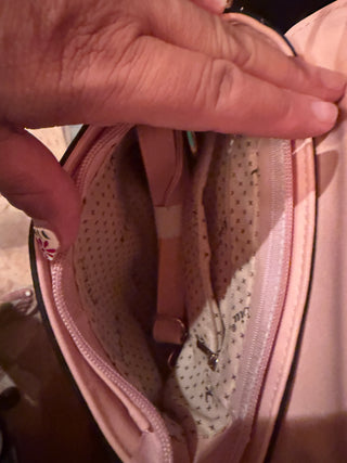 KKXIU High Quality Vegan Leather Powder Pink purse