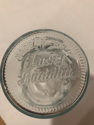 Lucky Buddha tall 10oz glass