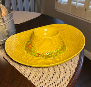 Mexican Sombrero Chip & Dip Bowl