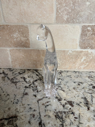 Vintage MCM Lucite Acrylic Tall Cat Figurine