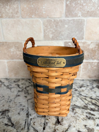 Vintage Collector's Club Longaberger Renewal 2001 Basket