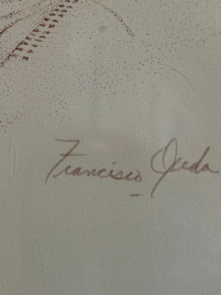 Francisco Ojeda signed limited-edition litograph print