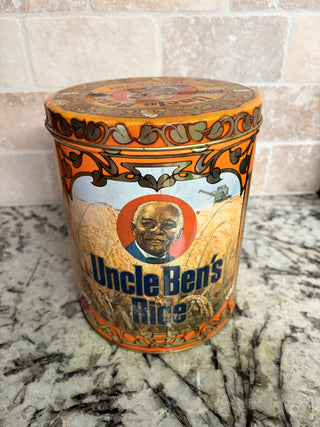 Vintage Uncle Ben's Rice 40th Anniversary Tin (1983)