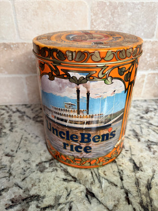 Vintage Uncle Ben's Rice 40th Anniversary Tin (1983)