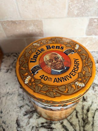 Vintage Uncle Ben's Rice 40th Anniversary Tin (1983)