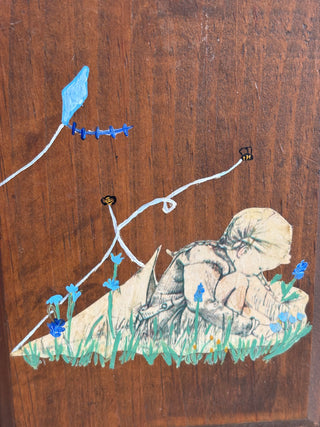 Vintage Wooden Plaque