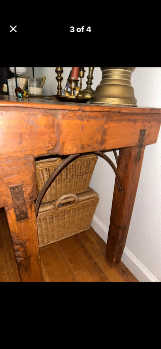 Antique Carved console table