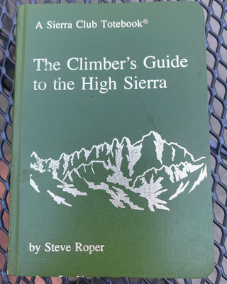 VINTAGE SIERRA CLUB CLIMBER'S GUIDE