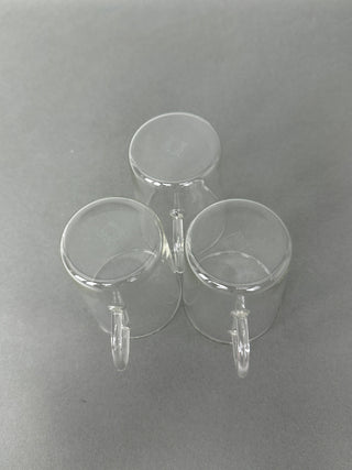 Vintage German Glass Coffee Mugs Set of 3 — Schott Jenaer