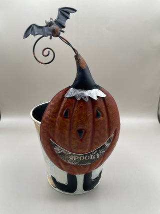 Jack-O-Lantern Bucket Spooky