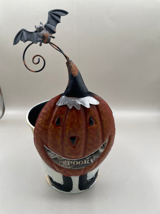 Jack-O-Lantern Bucket Spooky