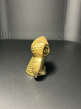 Small Brass Owl, 2"