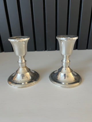 Duchin sterling weighted silver candlestick pair