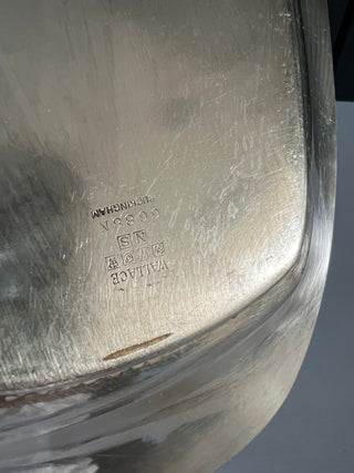 Vintage silver plate oval dish