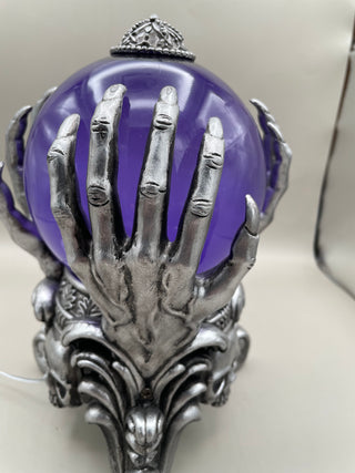 Halloween Crystal Ball in Hands Lights UP