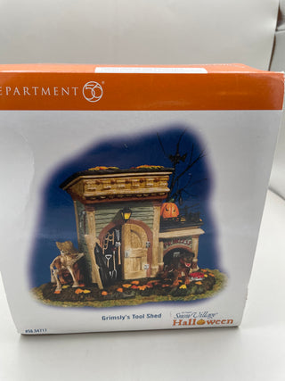Dept 56 Snow Village Grimsley's Tool Shed